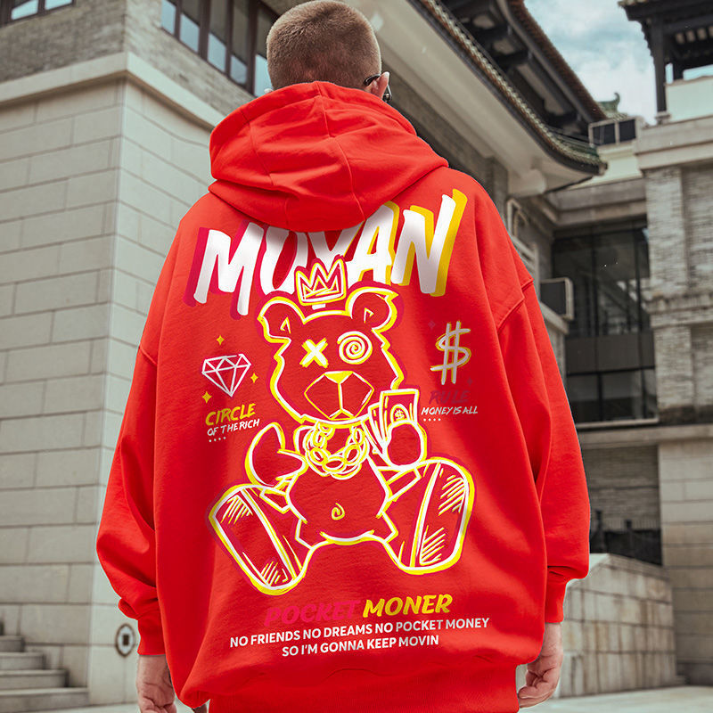 MEN HIGH STREET LOOSE FIT HOODIE