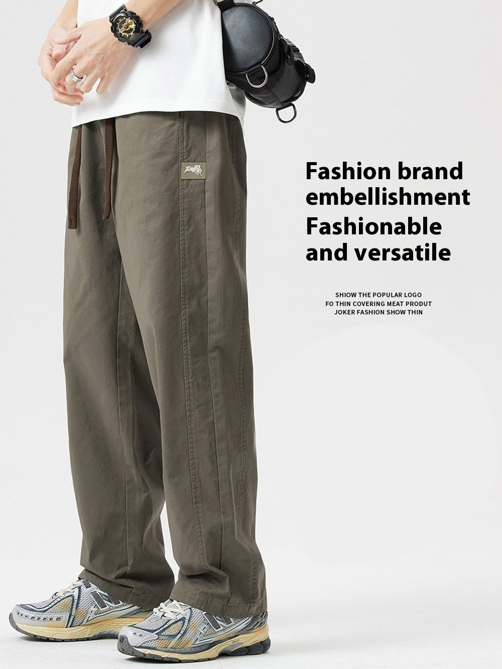 Summer Thin Pure Cotton Casual Pants
