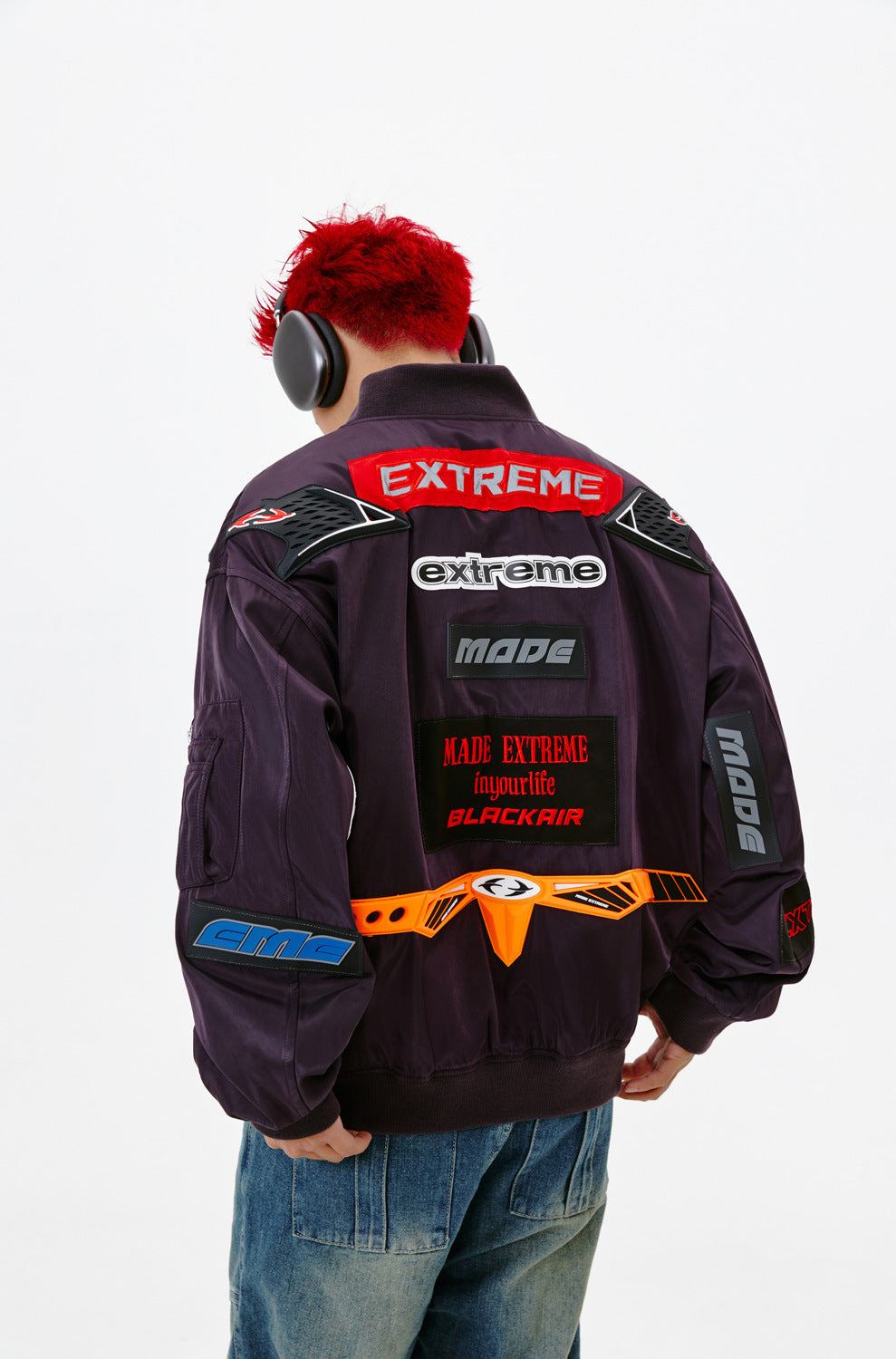 Retro Short Racing Suit Baseball Jacket