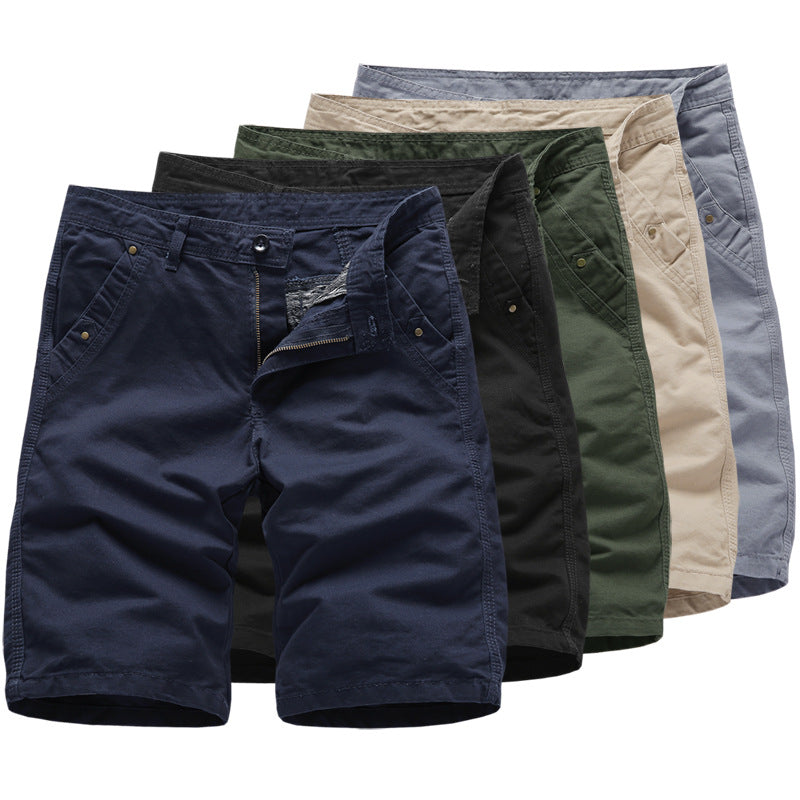 COTTON JEANS SHORTS