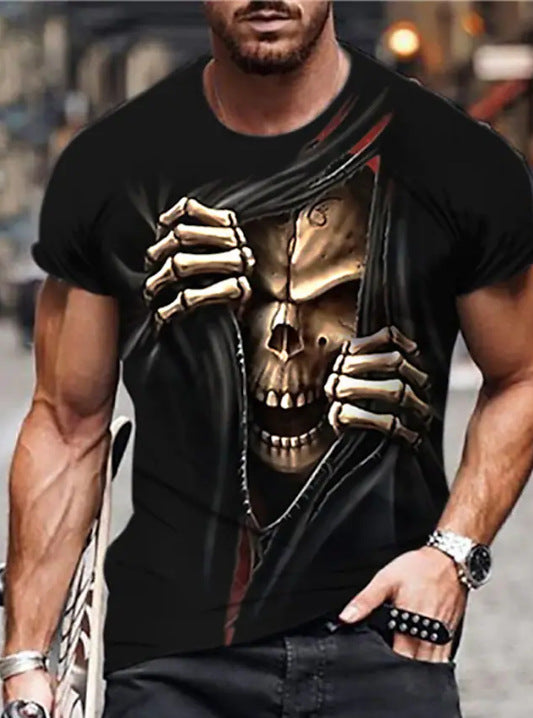 3D ART PRINTED DESIGN T-SHIRT