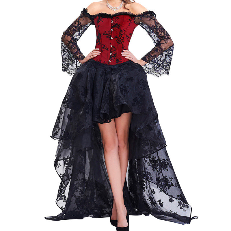 LACE CORSET DRESS