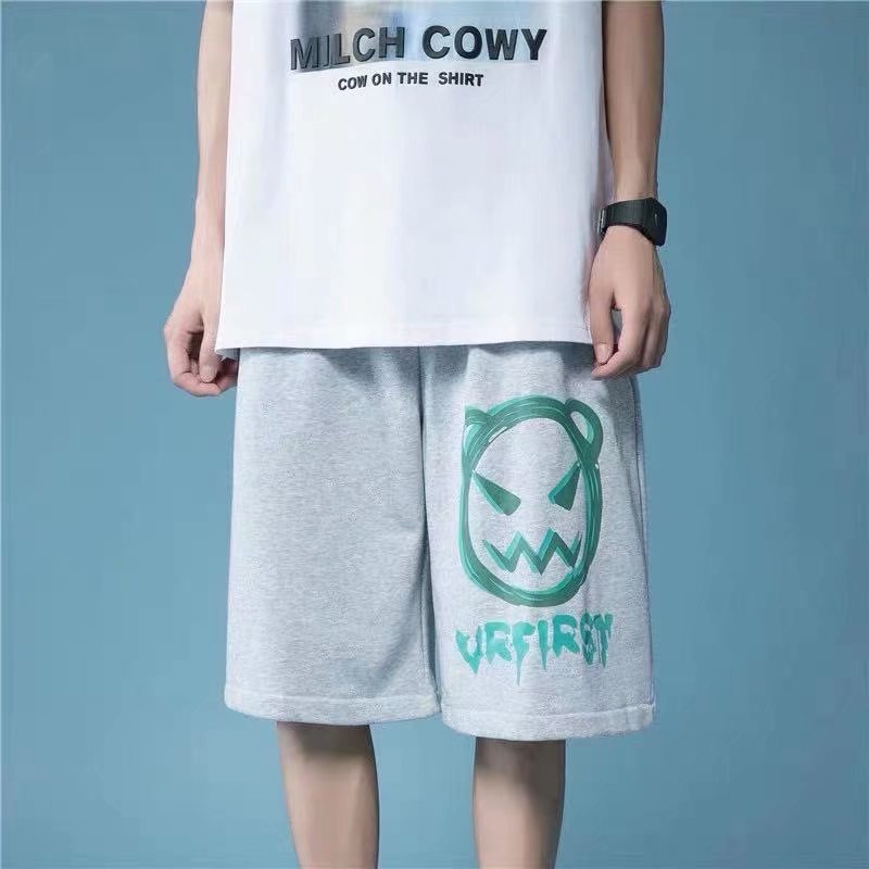 COTTON TEDDY BEAR PRINT SHORTS