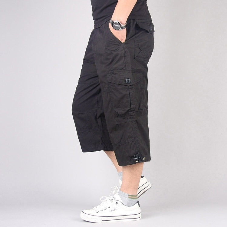 Loose Cropped Pants