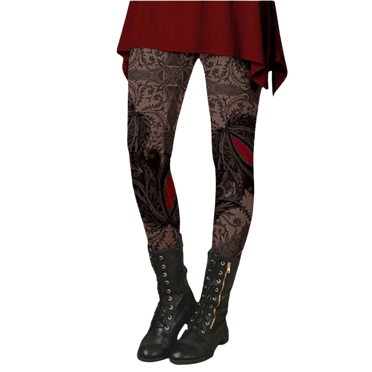 Women's Retro Ethnic Style Slimming Printed Leggings