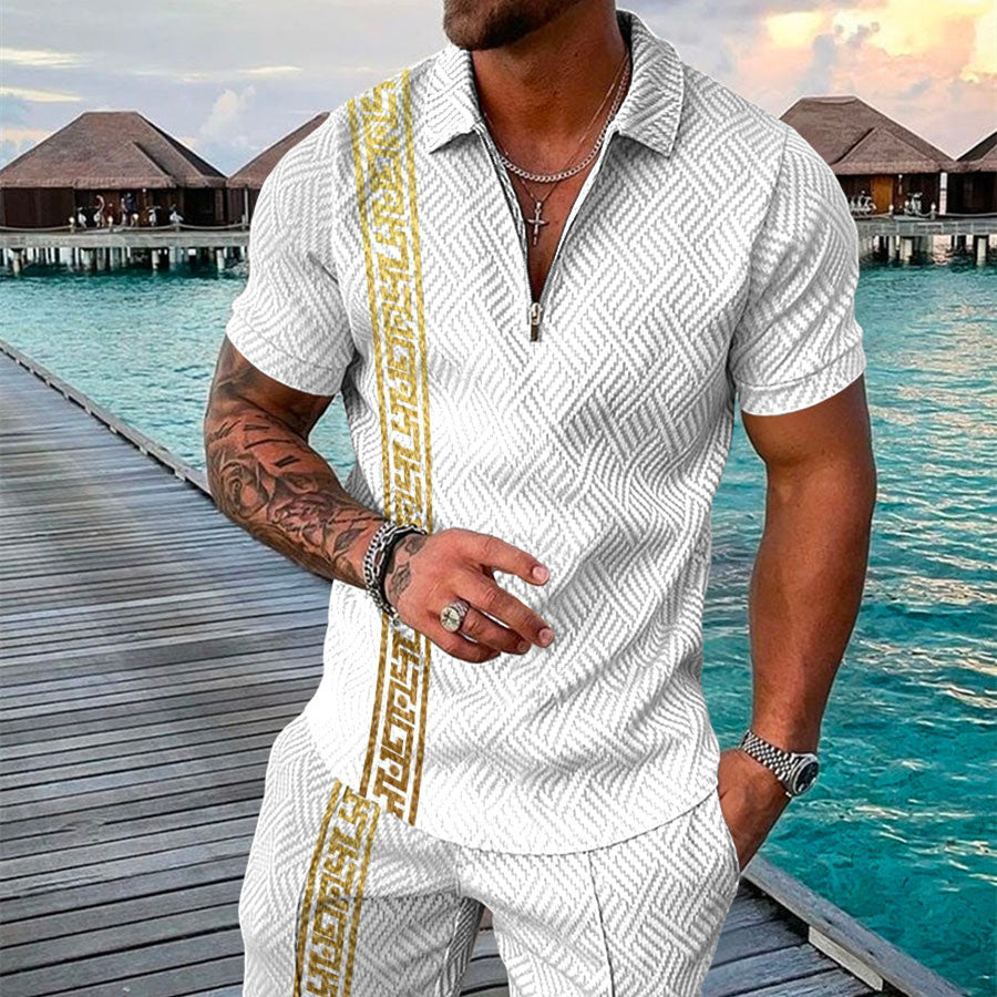 SOLID PRINT SUMMER SUITS