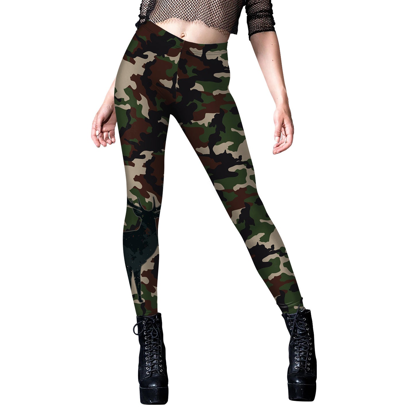 Women's Camouflage Digital Printing Sweatpants