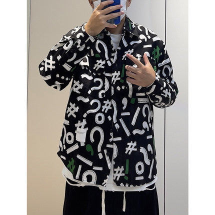 MEN'S SOLID PRINT CASUAL JACKET