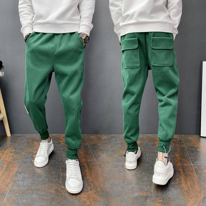Slim-fitting Ankle-tied Casual Pants