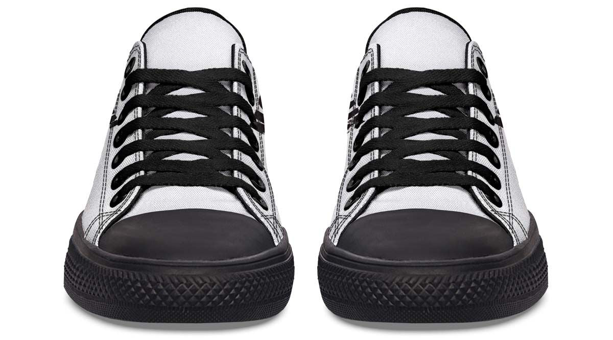 ALPHABET SKULL PRINT DESIGN SHOES