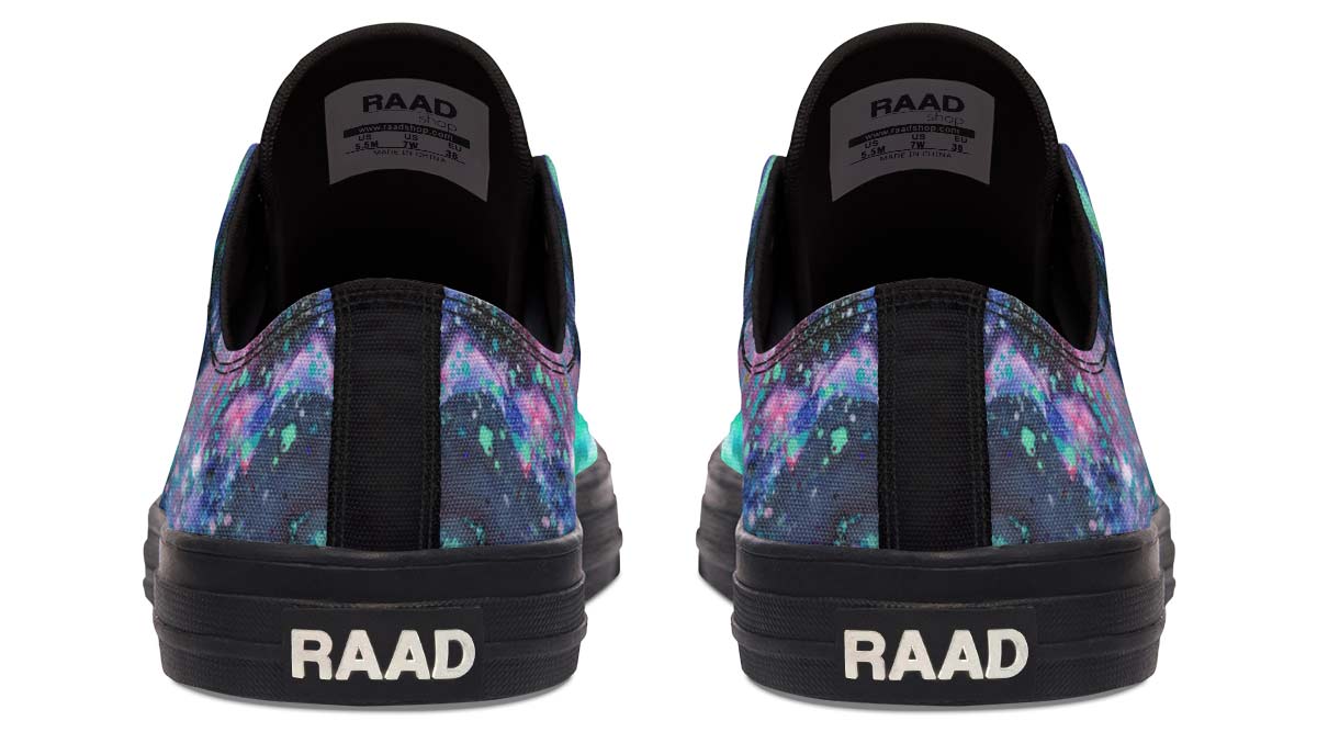 LOW TOPS GALAXY PRINT DESIGN SHOES