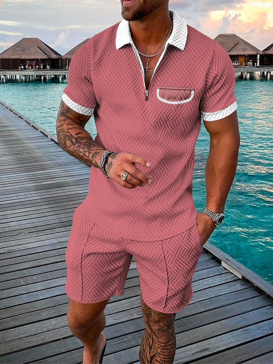 SOLID PRINT SUMMER SUITS