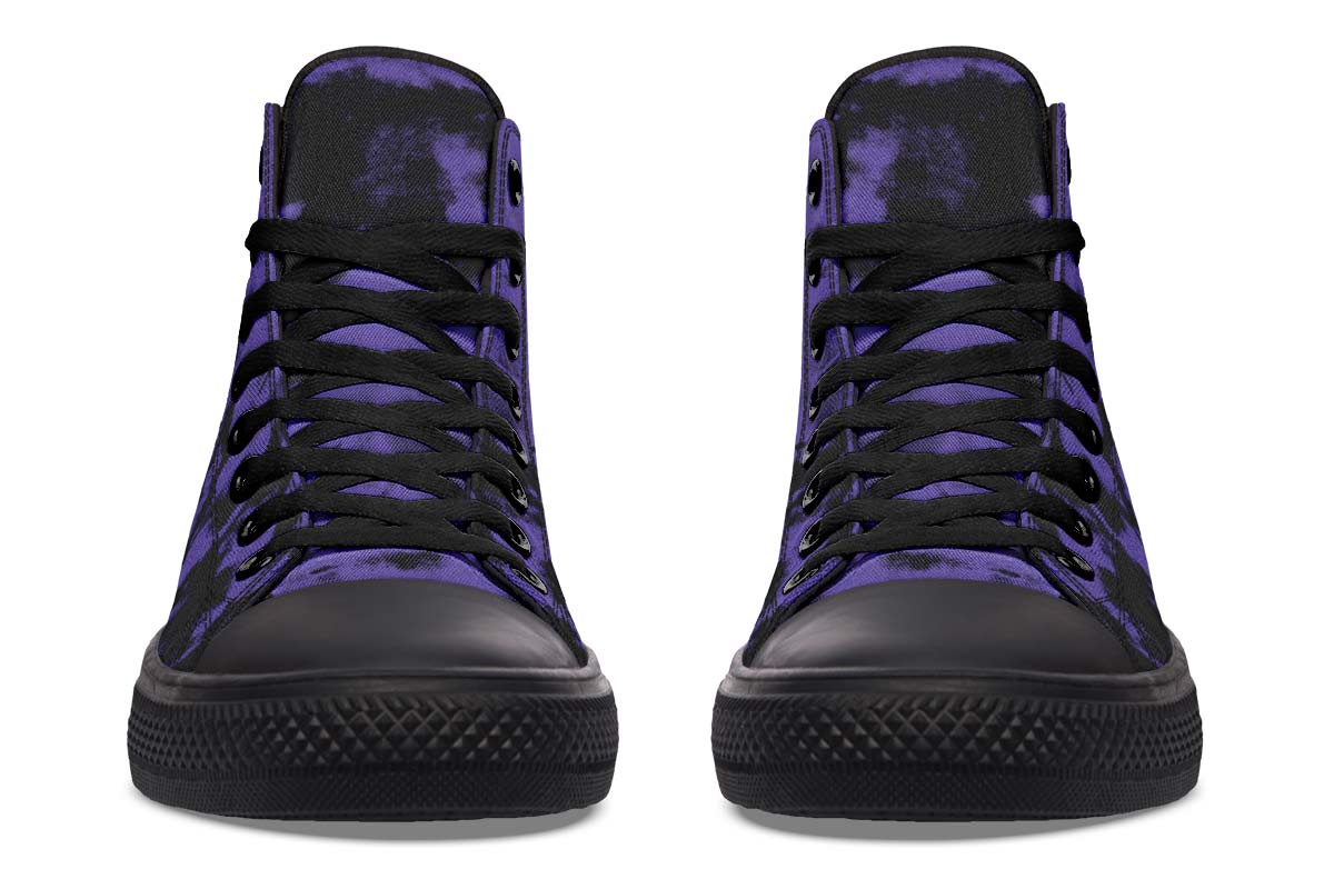 PURPLE DYE SHOES