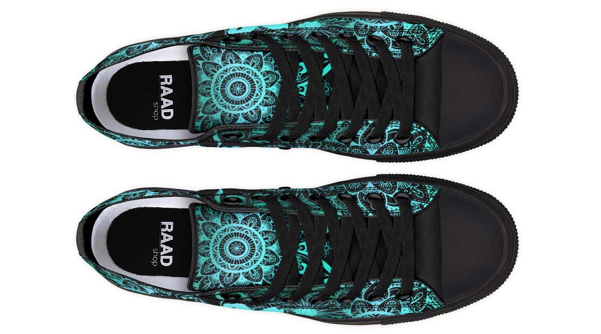 SKULL PRINT DESIGN SHOES