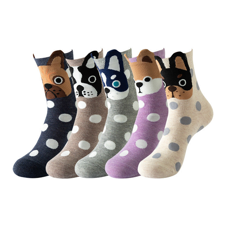 Women's Cotton Mid-calf Length Socks