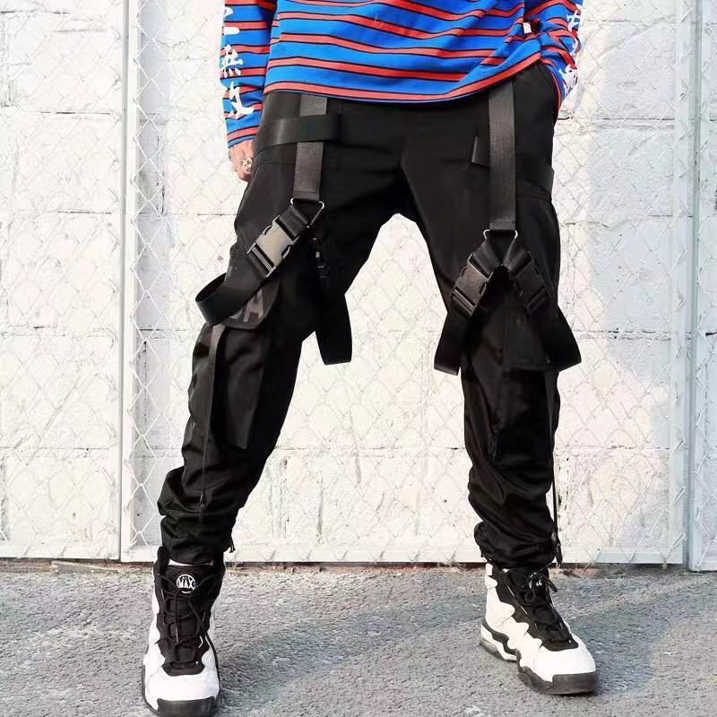 Functional Wind Streamer Overalls Trousers