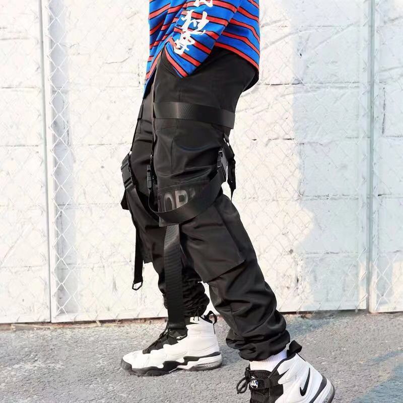 Functional Wind Streamer Overalls Trousers