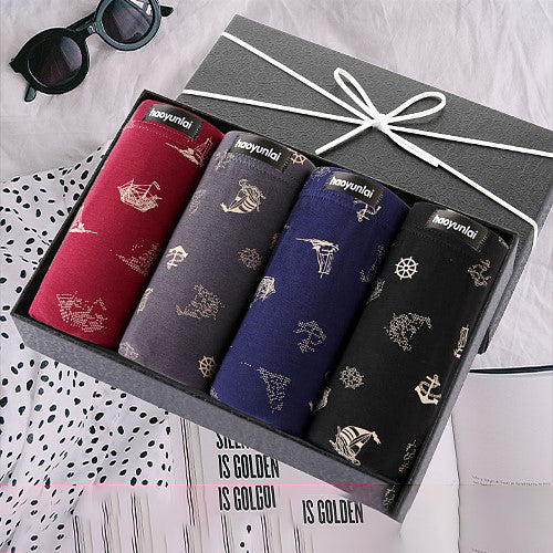 SOLID PRINT BOXER