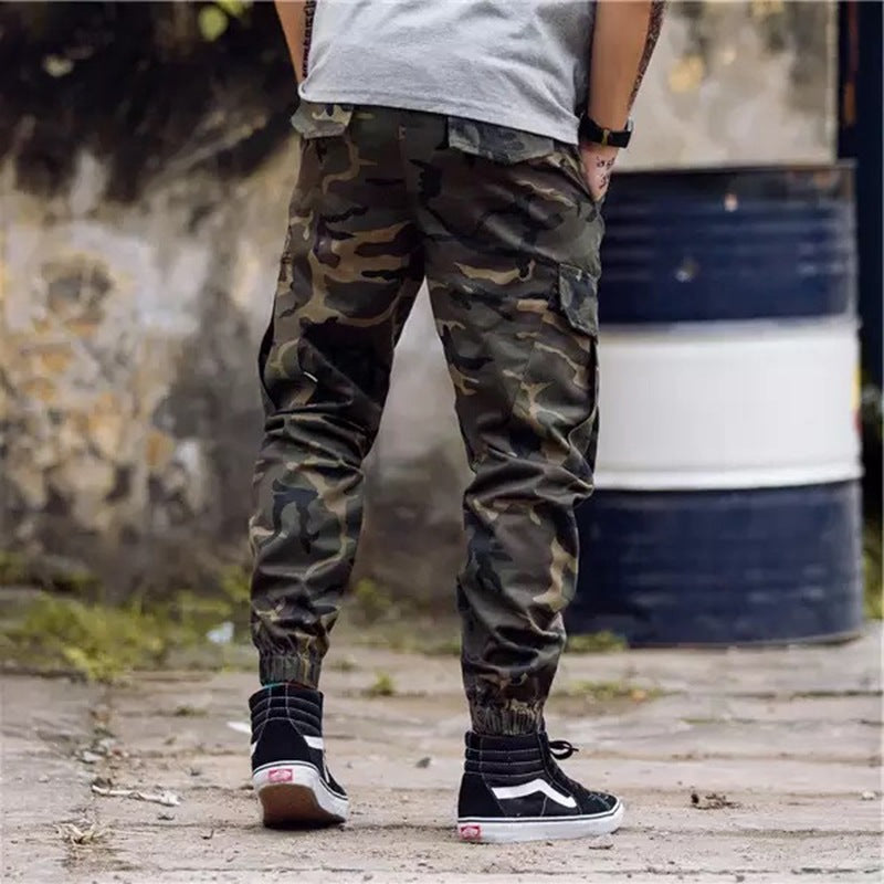 HIGH STREET COTTON JEANS MEN JOGGER CARGO PANTS