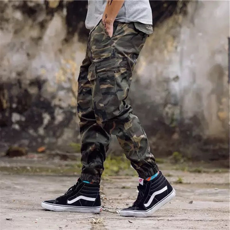 HIGH STREET COTTON JEANS MEN JOGGER CARGO PANTS