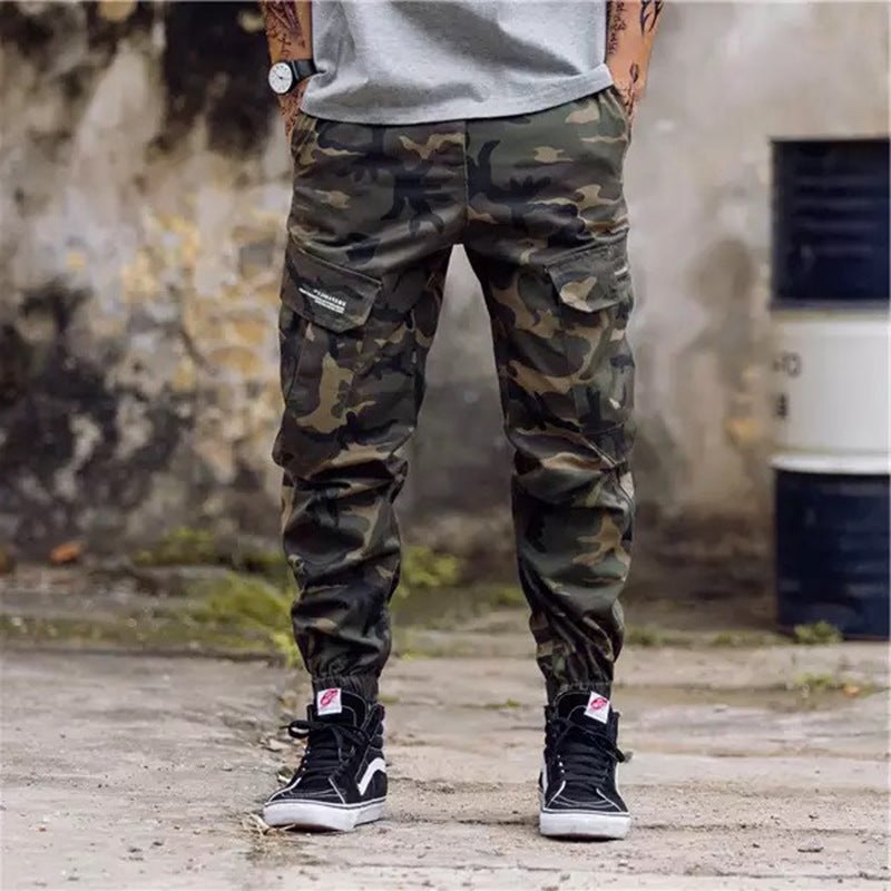 HIGH STREET COTTON JEANS MEN JOGGER CARGO PANTS