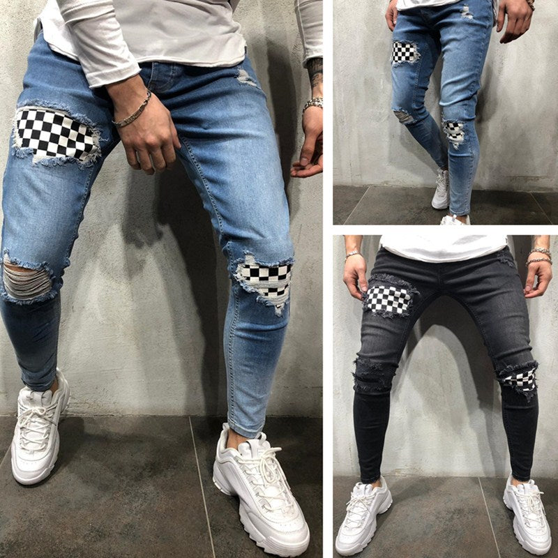 CHESS TORN JEANS