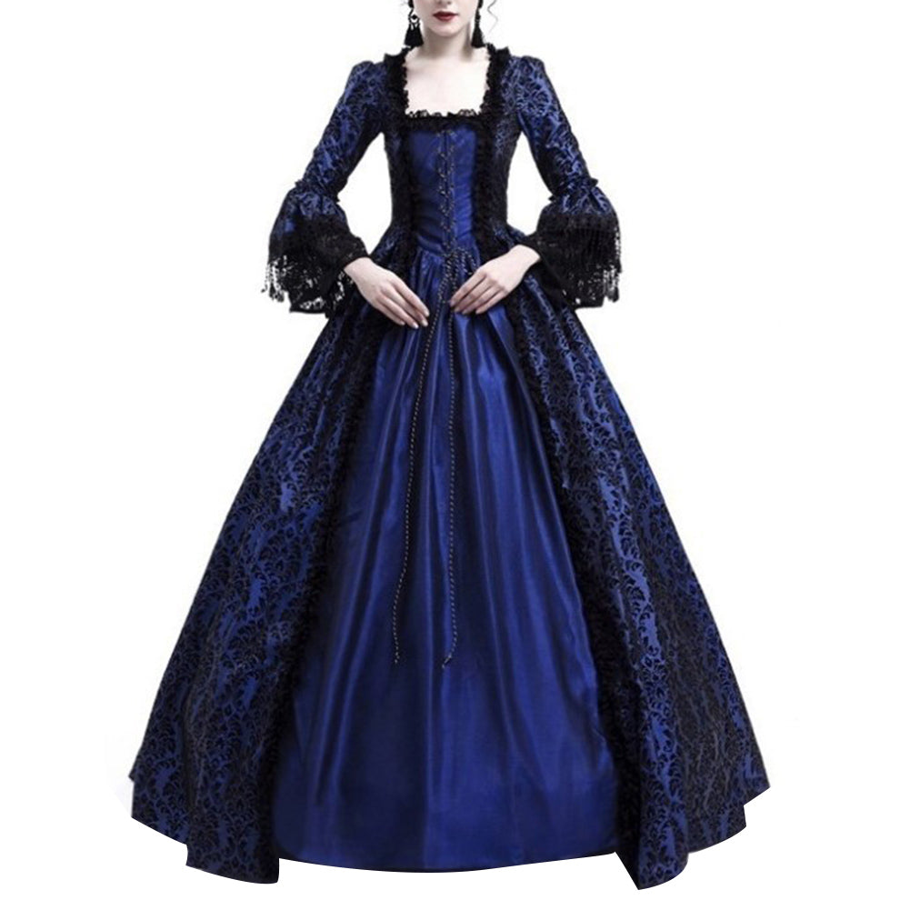 LONG SLEEVE MEDIEVAL PRINCESS DRESS