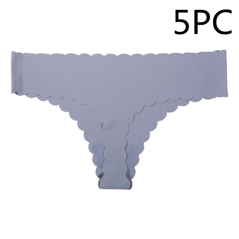 Low-rise Ice Silk Seamless Panties.