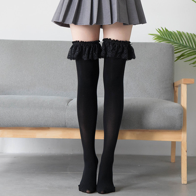 Lolita Velvet Over The Knee Stockings