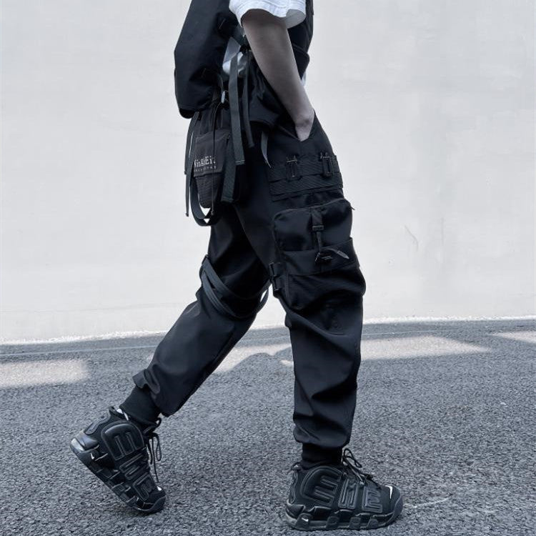 Loose Multi Pocket Paratrooper Pants