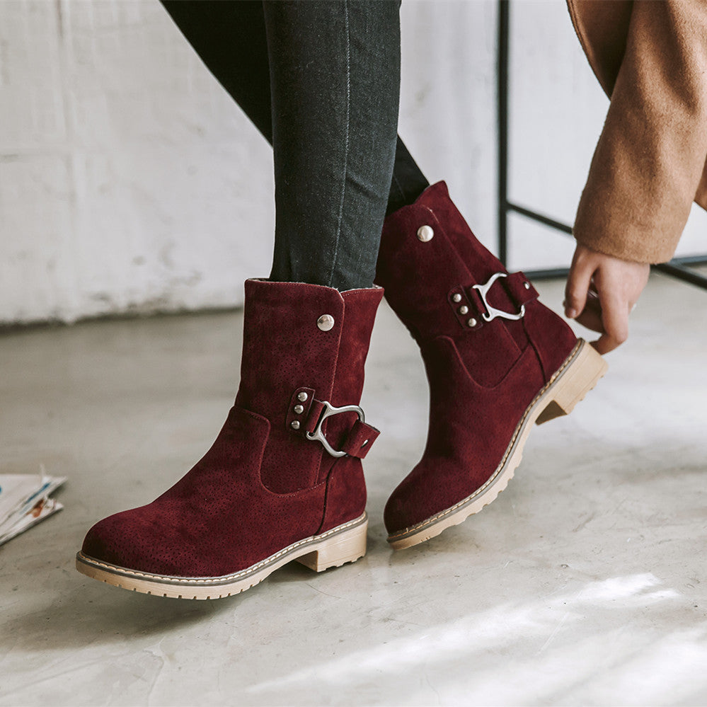 SUEDE BOOTS