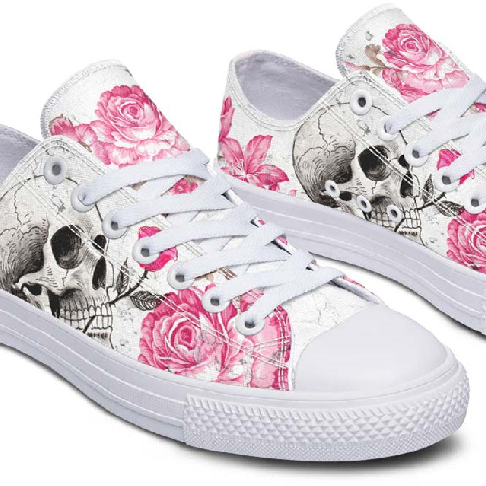 SKULL PRINT DESIGN SHOES
