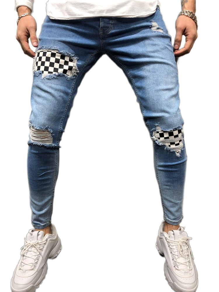 CHESS TORN JEANS