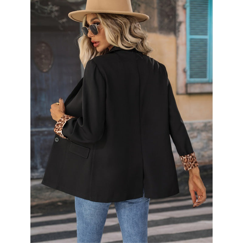 Design Sense Casual Small Suit Long Sleeve Coat