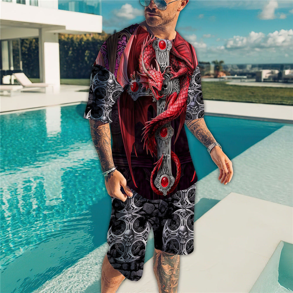 GRAPHIC PRINTED SUMMER SUITS