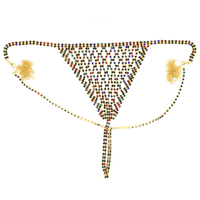 RHINESTONE BIKINI SET