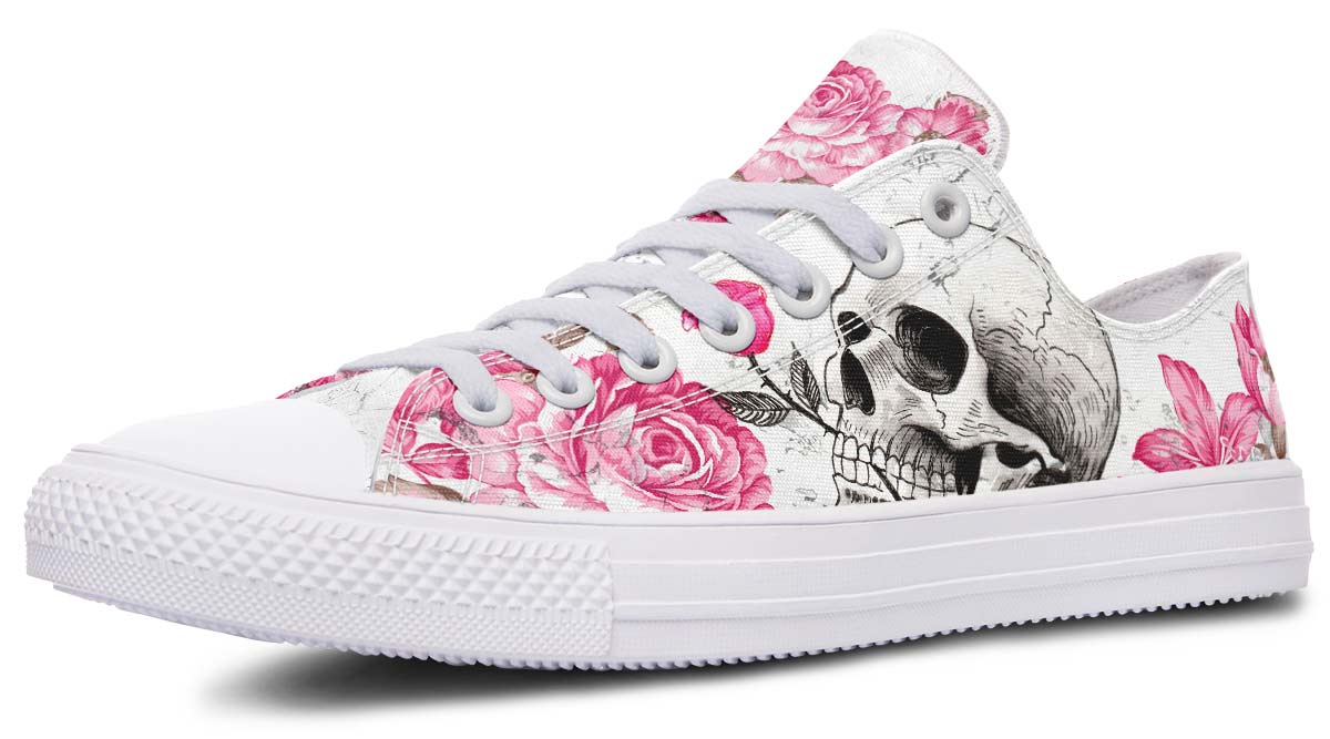 SKULL PRINT DESIGN SHOES