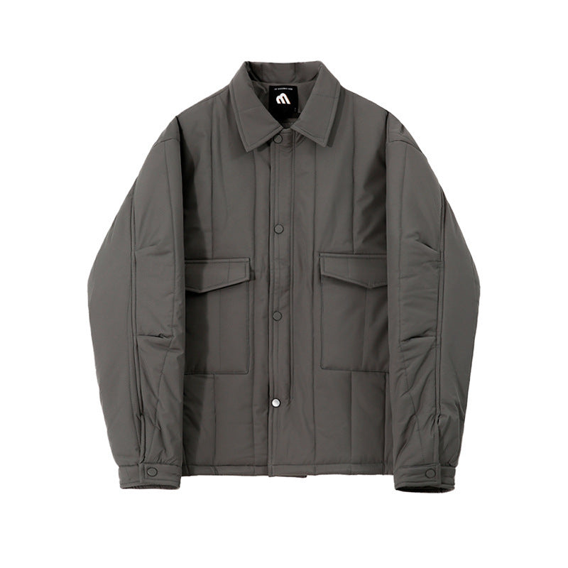 Lapel Cotton-padded Jacket