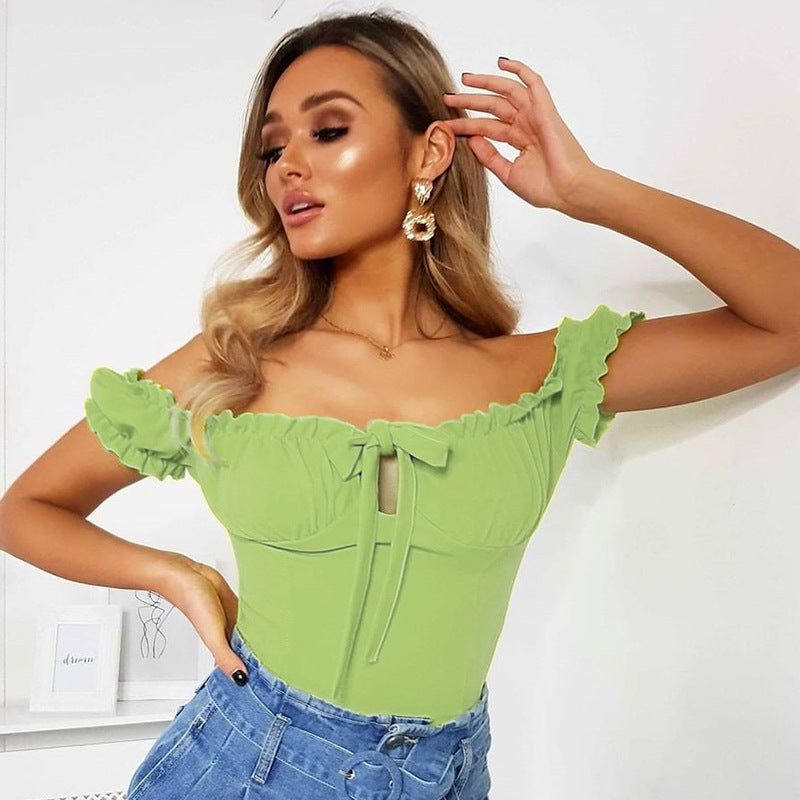 OFF-SHOULDER BODYSUIT