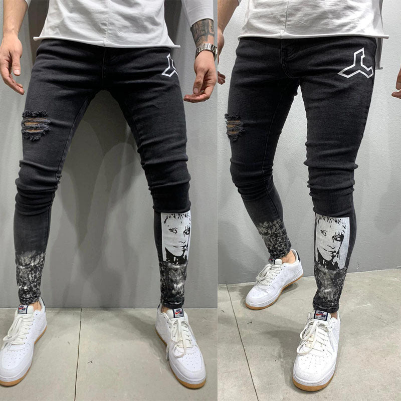 FACE PRINT JEANS