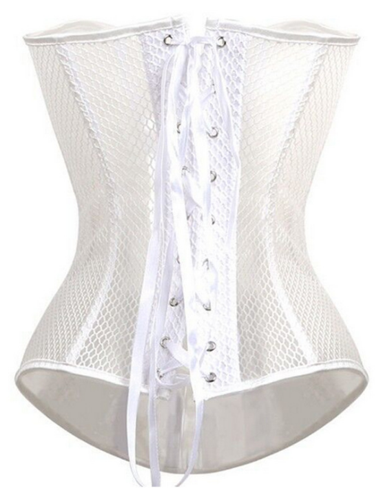 LACE-UP SHEER CORSET