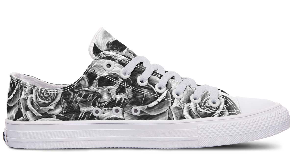 SKULL PRINT DESIGN SHOES