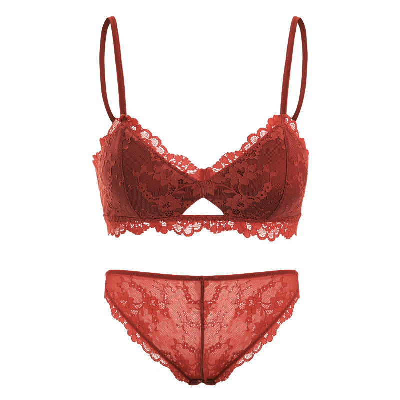 PADDED LACE LINGERIE SET