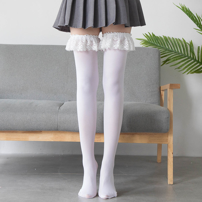 Lolita Velvet Over The Knee Stockings