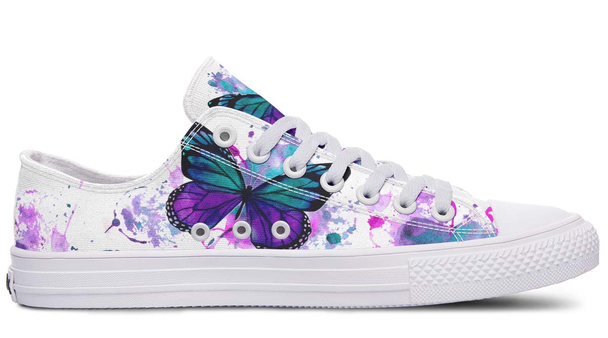 BUTTERFLY PRINT DESIGN SHOES