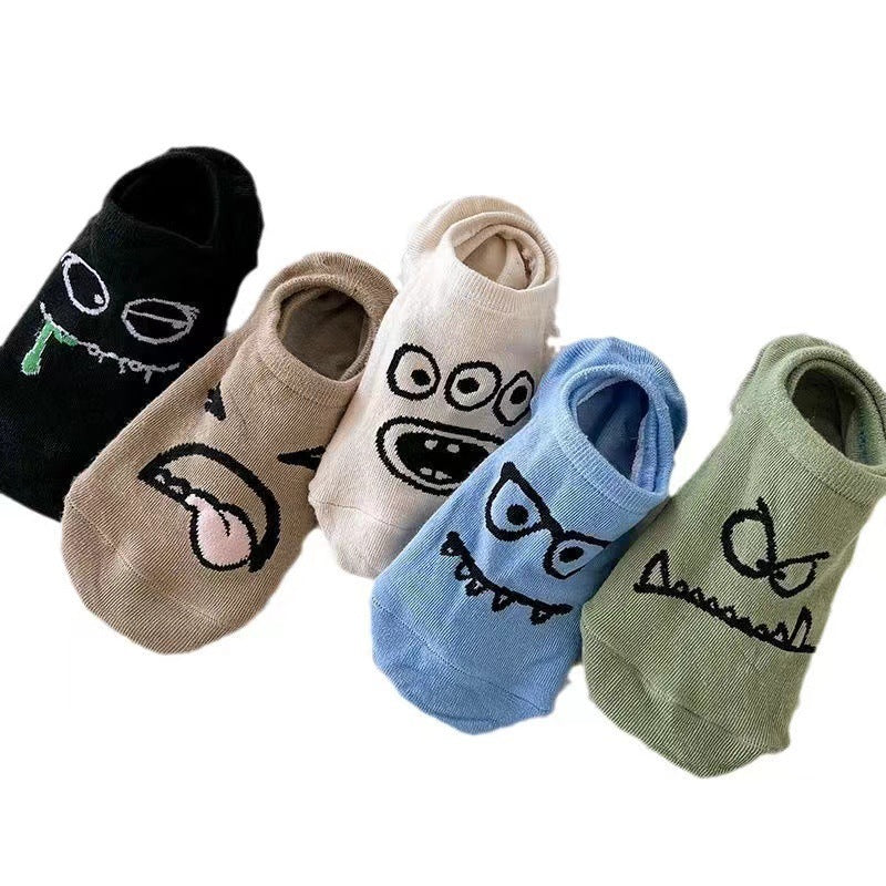 Cartoon Silicone Non-slip Socks