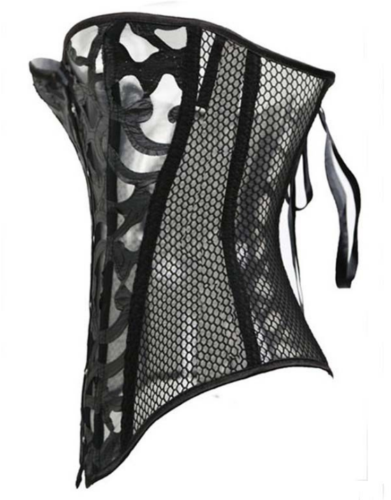 LACE-UP SHEER CORSET