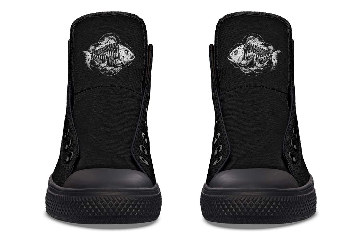 FISH HEAD PRINT SHOES
