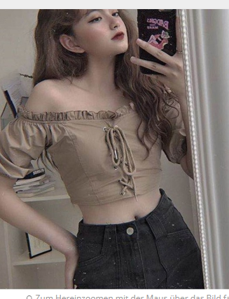 Ruffle Drawstring  Crop top