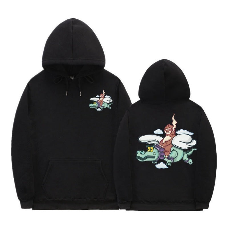 European Code Plus Size Brushed Hoody